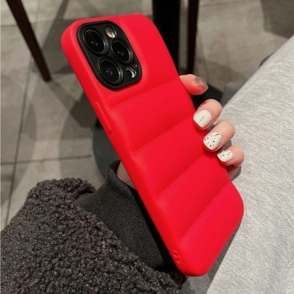 ⚠️Clearance🫧iPhone 14/Pro/Pro Max Puffer iPhone Case Trendy Brand New - Picture 4 of 5